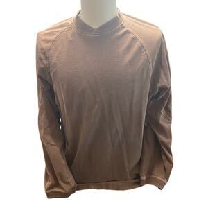 The Territory Ahead Men’s Brown 100% Cotton Crew Neck Sweatshirt Pullover Size M